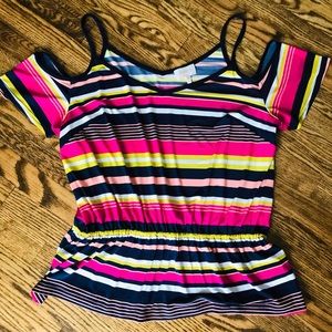 Laundry Spring Shirt with Cold Shoulder Sleeves